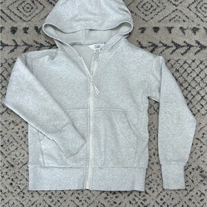 Athleta Light Gray Kids Hoodie